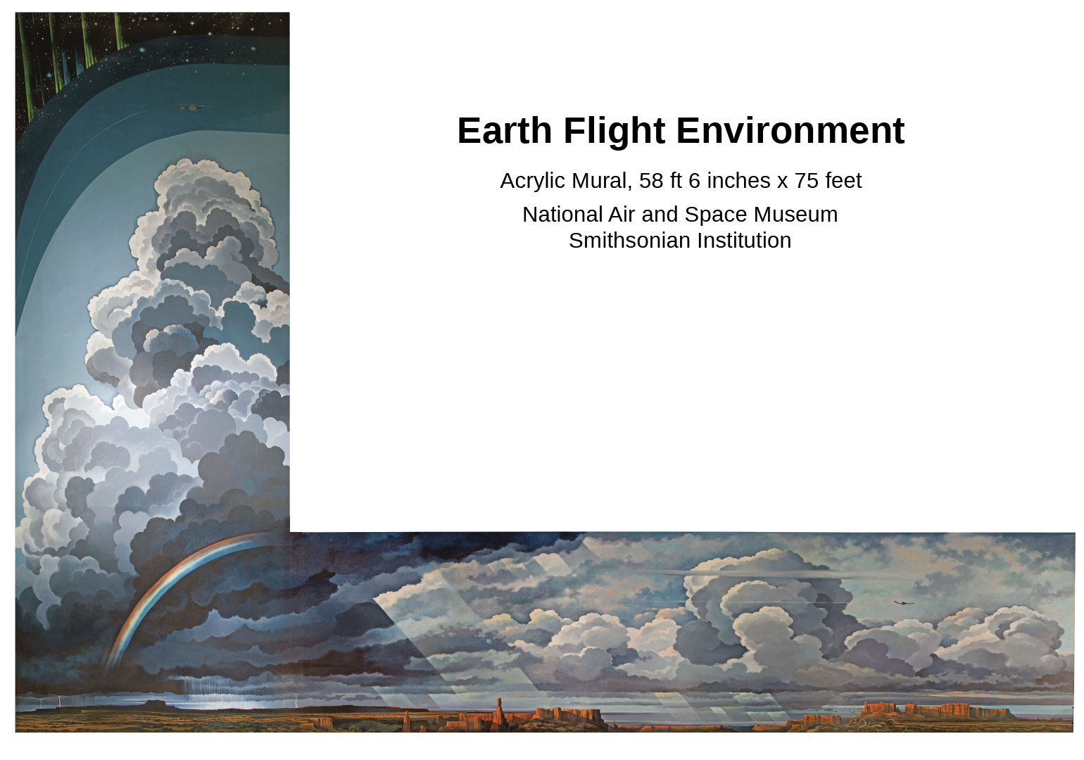 Eric Sloane Mural in Smithsonian
